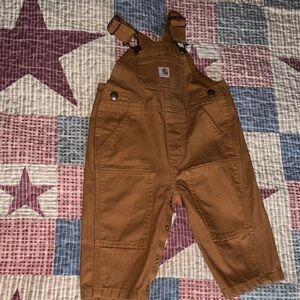Carhartt Kids Overalls in Classic Brown